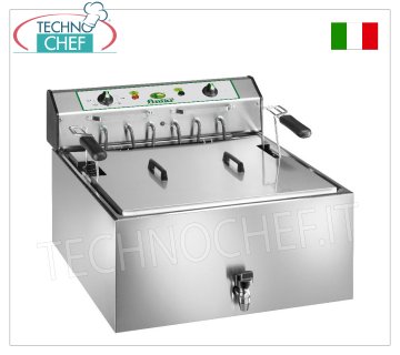 Fimar - ELECTRIC COUNTER FRYER for PASTRY, 25 lt, mod.SF25P Electric countertop fryer for pastries, 25 litres, hourly production 45 kg/h, V.400/3+N, Kw.9, Weight 22.5 Kg, dim.mm.585x660x440h