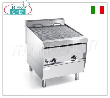 VAPOR GAS GRILL MOBILE version, 2 Modules - ARRIS - 900 Series - Request a Quote VAPOR GAS GRILL mobile version, DOUBLE MODULE with independent controls 2 COOKING ZONES measuring 390x470 mm, complete with rod grill, thermal power 26.00 kw, external dimensions 800x900x850h mm