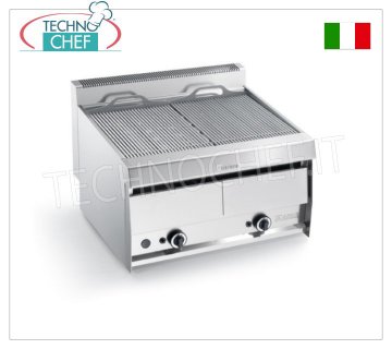 VAPOR GAS GRILL TOP version, Double Module - ARRIS - 700 SERIES - Request a Quote VAPOR GAS GRILL TOP version, DOUBLE MODULE with independent controls with 770x470 mm COOKING ZONE, complete with rod grill, thermal power 21.00 kw, weight 83 Kg, dim.mm.800x700x440h