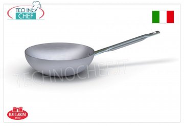Ballarini - WOK PAN to CREATE, thickness 3 mm, Professional A MANTECARE wok pan, 1 handle, 7000 SERIES, in ALUMINUM, diameter 240 mm, high 75 mm