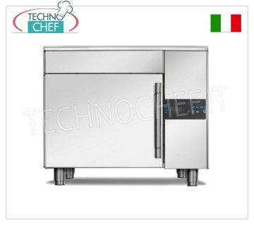 Professional Blast Chiller, 3 GN 1/1 Trays, Mod.JOFONE BLAST CHILLER FREEZER for 3 GN 1/1 trays (325x530 mm) or 600x400 mm, complete with NEEDLE PROBE with mm. CHAMBER. 420X610X325h, cycle yield +90°+3° Kg.12, cycle +90°-18° Kg.8, gas R404 A, V. 230/1, Kw.0.75, Weight 68 Kg, dimensions mm. 675x750x580h