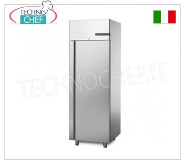 TECHNOCHEF - Freezer Cabinet - Freezer 1 Door, 700 lt, ENERGY SAVING, Class C, Mod.A70/1BE Professional Freezer-Freezer Cabinet 1 door, 700 lt, ENERGY SAVING version - HIGH THICK cabinet, 304 stainless steel structure, low temperature -18°/-22°C, ventilated, GN 2/1, Class C, V 230/1, Kw.0.59, dim.mm.740x815x2085h.
