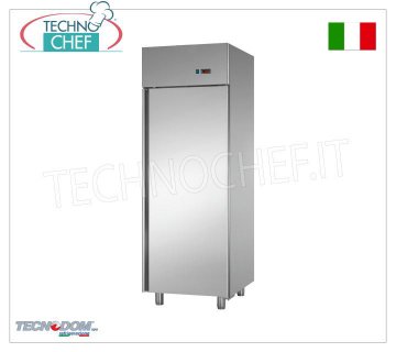 TECNODOM - Freezer-Freezer Cabinet 1 door, 700 lt, PASTRY, Negative Temperature 1 door freezer-freezer cabinet, TECNODOM brand, stainless steel structure, 700 lt capacity, low temperature -18°/-22°C, ventilated refrigeration, PASTRY 600x400 mm trays, V.230/1, 0.65 kW , Weight 132 Kg, dim.mm.710x800x2030h
