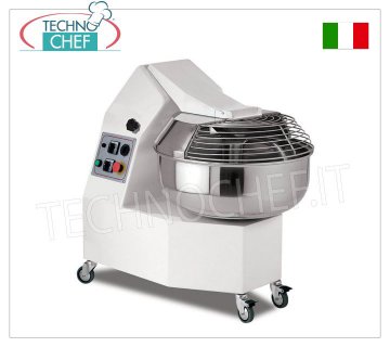 Technochef - 25 kg FORK MIXER, 30 liter bowl, for PIZZA, Bread and PASTA Fork mixer with 30 liter bowl, dough capacity 25 kg, V 230/1, kW 1.1, weight 140 kg, dim. mm 850x500x755h