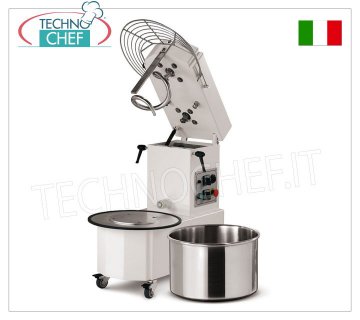 60 Kg SPIRAL MIXER with LIFTING HEAD and REMOVABLE BOWL, -- REQUEST A QUOTE 60 Kg spiral mixer with lifting head and 75 liter removable bowl, 2 SPEED version, V.400/3, Kw.2.6/3.4, Weight 270 Kg, dim.mm.1020x575x1010h