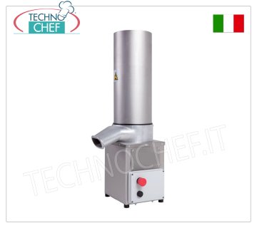 Bread grinder COLUMN BREAD GRINDER for dry and toasted bread, yield 80-100 Kg/hour, sieves in double grain size diameter 3/4'', 5-6 mm, outlet in cast aluminum 255 mm high, V.380/ 3, Kw.0.75, Weight 23 Kg, dim.mm.370x300x900h