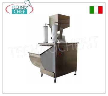 Grind sugar Stainless steel sugar grinder 100 kg/hour, complete with product collector, 1 speed motor, V 380/3, 1.5 kW, weight 130 kg, dim. mm. 1150x620x1150 h