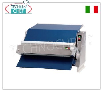 Professional Pastry Sheeter with 40 cm Rollers, Mod.2300/MC40 Stainless steel sheeter with 1 pair of 40 cm long rollers, suitable for sugar pastes, almond paste and plastic chocolate, V.230/1, Kw.0.37, Weight 25 Kg, dim.mm.520x480x420h