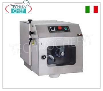 Divider-Portioner for Dough: Pizza, Piadina, Bread, Sizes from 30 to 300 g, Professional Automatic, Automatic divider-portioner for pizza or piadina dough, max dough load 30 kg, for sizes from 30 to 300 g, V.400/3, Kw.0.93, weight 74 Kg, dim.mm.500x840x540h