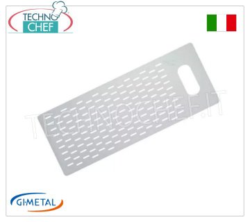 Gi-Metal - Perforated aluminum board for pizza by the metre, Blue Line, dim.cm 30x70 Perforated aluminum board for pizza by the metre, Blue Line, dim. 30x70cm