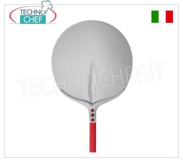 Round Pizza Shovel Ø 33 cm for Baking in Aluminium, Tulip Line ROUND Tulip pizza shovel for BAKE in anodized aluminium, Ø 33 cm, with handle available in different lengths.