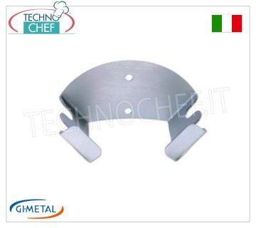 Gi-Metal - Wall support 2 blades - mod.AC-APM Wall-mounted shovel hanger in anodized aluminium, capacity 2 shovels, dim.cm 17.5x9x9h