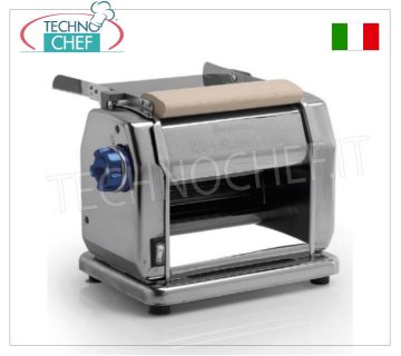 IMPERIA professional ELECTRIC SHEETER with 22 cm stainless steel rollers, Mod. FSEI100 IMPERIA professional electric sheeter with 220 mm stainless steel rollers, V.230/1, Kw.0.19, dim.mm.300x220x250h
