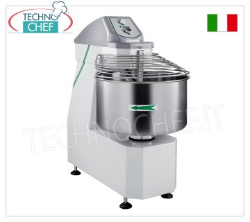 Fimar - 50 Kg SPIRAL MIXER with lifting head and removable bowl, mod.52SR 50kg spiral mixer with lifting head and 62 lt removable bowl, 1 speed, V.400/3, kW 2.2, weight 185 kg, dim.mm.927x520x1074h
