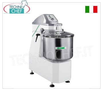 Fimar - 18 Kg SPIRAL MIXER with lifting head and fixed bowl, mod.18SL 18 kg spiral mixer with lifting head and 22 liter fixed bowl, 1 speed, V.400/3, kW 0.75, weight 57 kg, dim.mm.653x380x750h