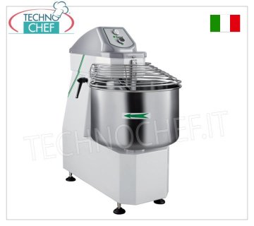 Fimar - 50 Kg SPIRAL MIXER with lifting head and fixed bowl, mod.52SL 50kg spiral mixer with lifting head and 62 liter fixed bowl, 1 speed, V.400/3, kW 2.2, weight 185 kg, dim.mm.927x520x1074h
