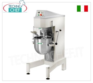 Fimar - PROFESSIONAL PLANETARY MIXER of 20 litres, 3 SPEED VARIATOR, mod.PLN20M Planetary mixer with 20 liter stainless steel bowl, mechanical controls, 3-speed variator, V.400/3, kW.0.5/0.75/1.1, weight 110 kg, dim.mm.700x500x1200h
