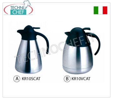 Thermal jugs Isothermal steel jug, 1 liter capacity