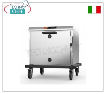 Temperature maintainer, Static HOT trolley for 5 GN 2/1 STATIC HOT TROLLEY with LOW CONSUMPTION for 5 GN 2/1 or 10 GN 1/1 trays, V 230/1, kw 1.5, weight 51 kg dimensions mm 755x860x780h