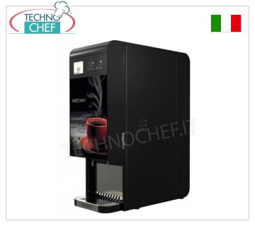 TECHNOCHEF - Hot drinks dispensers, machine for freeze-dried products with 2 dispensers Automatic dispenser for water-soluble products, with 2 dispensers, electronic display, V.230/1, kw 1.10, dimensions mm: 200x390x520h