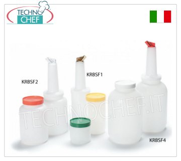 Boxes and jars for food storage Fruit juice jars, assorted colors, 0.46 liter capacity, diameter 9.2 cm, H 25.6 cm