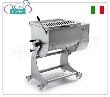 SIRMAN - Stainless steel meat mixer, 80 kg bowl capacity, mod.80XPBA Stainless steel meat mixer, bowl capacity 80 Kg, removable stainless steel blades, V.400/3, Kw.0.55, Weight 90 Kg, dim.mm.1000x630x1030h