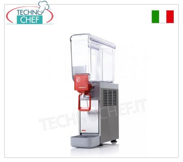 Refrigerated drink dispensers Refrigerated drinks dispenser with 1 5 liter tank, V.230/1, dimensions 180x400x550h mm