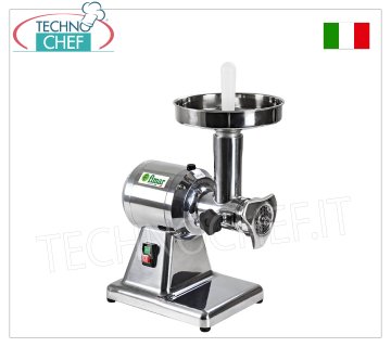 FIMAR - Meat mincer Type 12 - Professional, Single-phase V. 230/1, mod.TR12B Meat mincer 'TYPE 12' with MOUTH diameter 52 mm, HOURLY OUTPUT 100-160 kg, removable meat grinding body in aluminium, V. 230/1, Kw 0.75, dimensions mm 470x300x500h