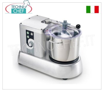 SIRMAN - Professional Cutter with 9.4 liter bowl, Mod.CTRONIC9VT Professional cutter with 9.4 liter stainless steel bowl, stabilized speed variator from 600 to 2800 rpm, V.230/1, Kw.0.35+0.35, Weight 23 Kg, dim.mm.560x319x420h