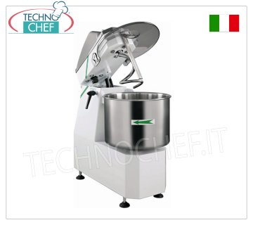 Fimar - 18 kg SPIRAL MIXER with lifting head and fixed bowl, mod.18SL 18 kg spiral mixer with lifting head and fixed bowl of 22 lt, 1 Speed, V.400/3, kW 0.75, Weight 57 Kg, dim.mm.653x380x750h