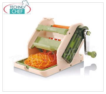 Tagliaverdure a spaghetti in Plastica ABS, dim.mm.240x230x180h
