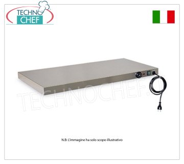 Piano caldo di mantenimento inox, dim.mm 1000x500x60h