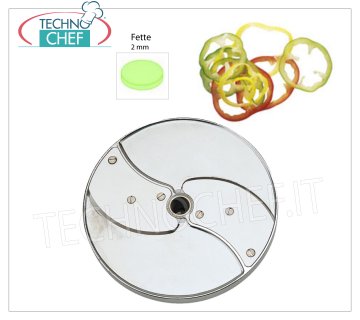 Vegetable Cutter Disc for 2 mm Slices Disc for cutting slices with a thickness of 2 mm