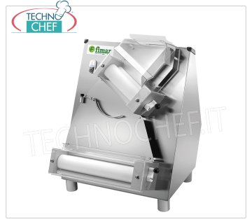 FIMAR - Stendipizza inox con 2 coppie di rulli inclinati da mm 320