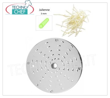 Julienne vegetable cutter disc 3 mm Julienne cutting disc with 3 mm thickness
