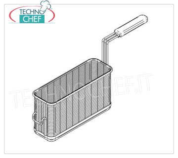 Cesto da 1/2 per cuocipasta elettrico mod.E6CP3B, dim.mm.100x292x158h