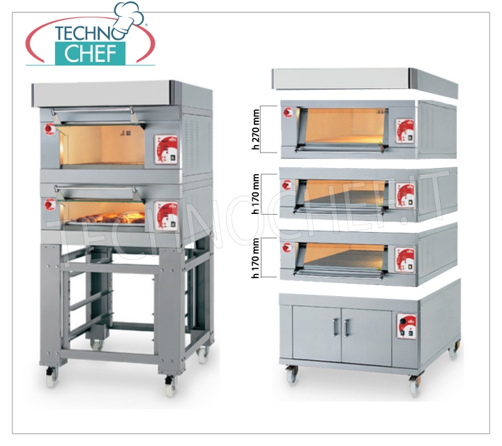 Static electric modular oven for pastry chamber 600x800 mm, PAST FOOD ...