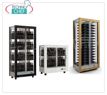 Wooden refrigerated wine cabinets 