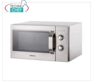 SAMSUNG - Semi-Professional Microwave Oven, Manual Controls, GN 1/2 Chamber, 32.5x26.5 cm - Power 1.1 Kw - mod. CM1099, SAMSUNG Semi-Professional microwave oven, MANUAL CONTROLS, suitable for GN 1/2 trays, power output 1.1 Kw, 5 power levels, 1 magnetron, V.230/1, Kw.1.6, weight 18 Kg, dim .mm.517x412x297h