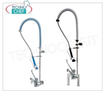 Mixer taps with spray attachment 