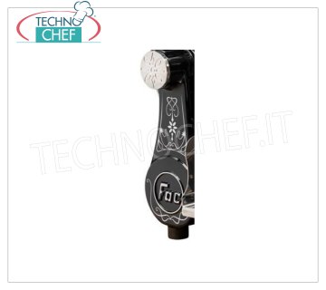 TECHNOCHEF - Decoro Liberty Liberty decoration for manual flywheel slicer, luxury line, with Ø 300 mm blade.