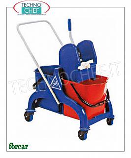 Cleaning trolleys and cleaning equipment 