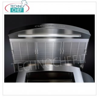 TECHNOCHEF- Motorized extraction hood for pizza oven, Mod.KGTAS Motorized extraction hood for pizza oven, V 230/1, kW 0.13, Weight 90 Kg, dim.mm.1205x1452x408h