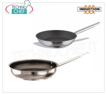 Nonstick stainless steel pans also suitable for induction 