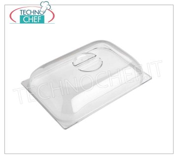 Dome Lid for Ice Cream Tubs Polycarbonate Ice Cream Lid, dim. 360x250x80 mm