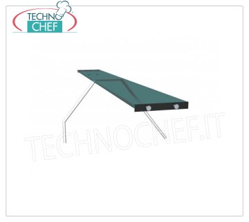 Intermediate shelf Intermediate shelf in tempered glass with supports 150 cm