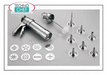 Stainless steel icing syringe with accessories 