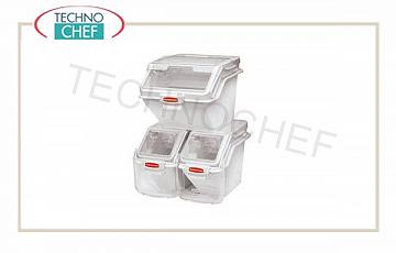 Plastic food storage containers 