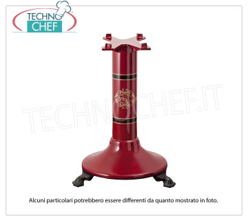 BERKEL - Pedestal P15 Red for flywheel slicer Red painted cast iron support pedestal for P15 Flywheel Slicer, Weight 62.5 Kg, dim.mm.585x550x790h