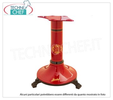 BERKEL - Red B2 pedestal for Flywheel slicer mod. B2 Red painted cast iron support pedestal for B2 flywheel slicer, weight 65 kg, dim.mm.400x500x800h
